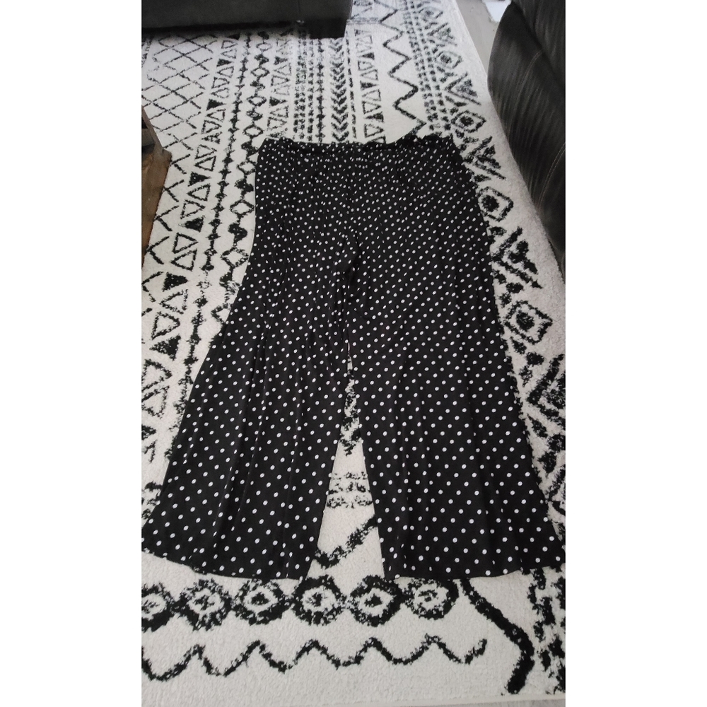 Torrid Wide Leg Polka Dot Pants
